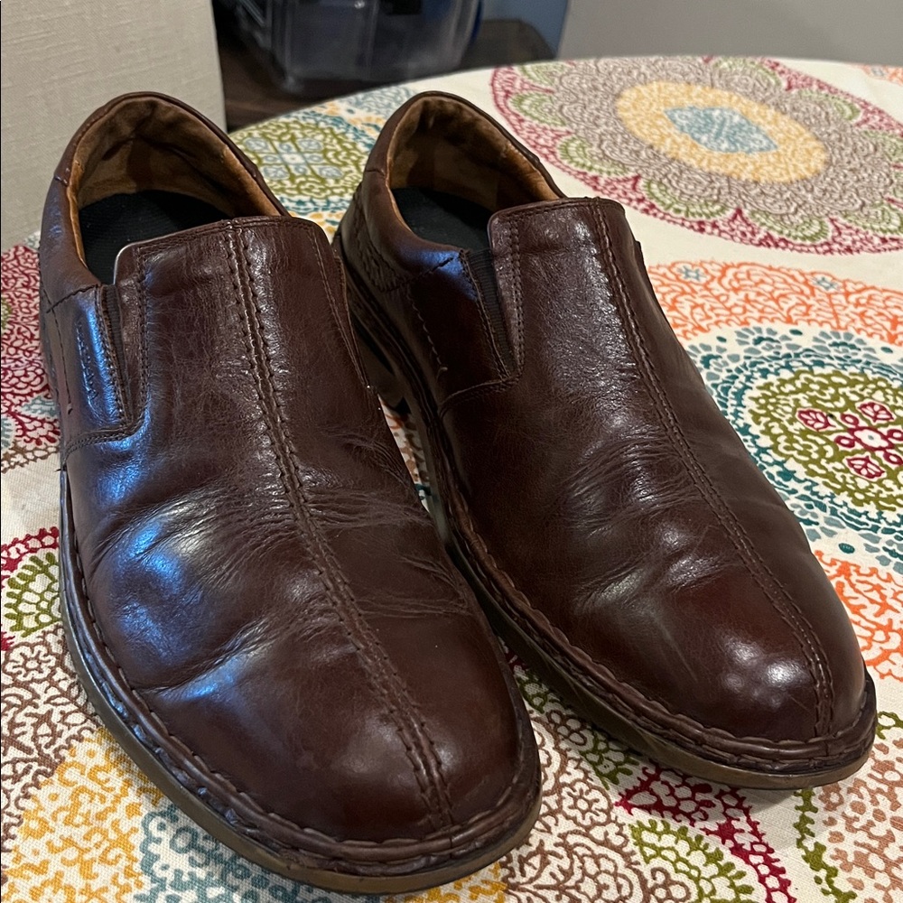 Josef Seibel Vance Brown Leather Loafer men’s size 47 (13 US)